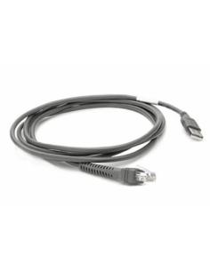Zebra CBA-U21-S07ZBR cable de serie Negro 2,1 m USB EAS
