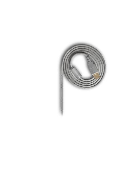 Mars Gaming MMEX, Ratón Gaming RGB, 32K DPI, Cable Feather, Switches Ópticos, Blanco, One Size