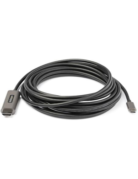 StarTech.com Cable 5m USB C a HDMI 4K de 60Hz con HDR10 - Adaptador de Vídeo USB Tipo C a HDMI 2.0b Ultra HD 4K - Convertidor US