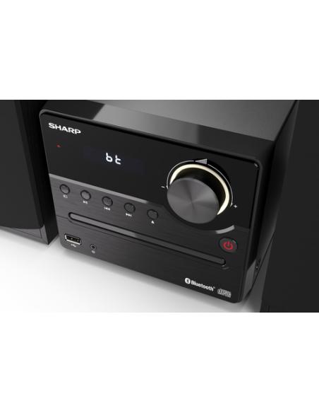 Sharp XL-B512(BK) sistema de audio para el hogar Microcadena de música para uso doméstico 45 W Negro