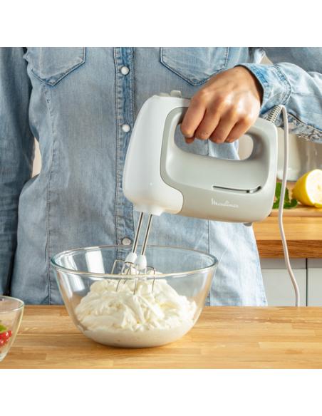 Moulinex PowerMix HM450B Batidora de mano 450 W Gris, Blanco