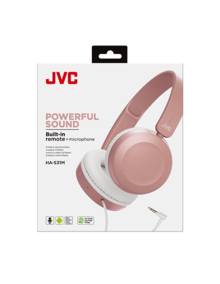 JVC HA-S31M-P Auriculares Alámbrico Diadema Llamadas/Música Rosa
