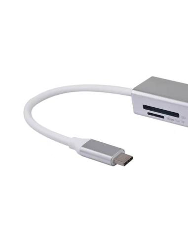 Equip Adaptador multifunción USB-C 5 en 1, HDMI , USB 3.2 Gen 1 , TF/Micro SD