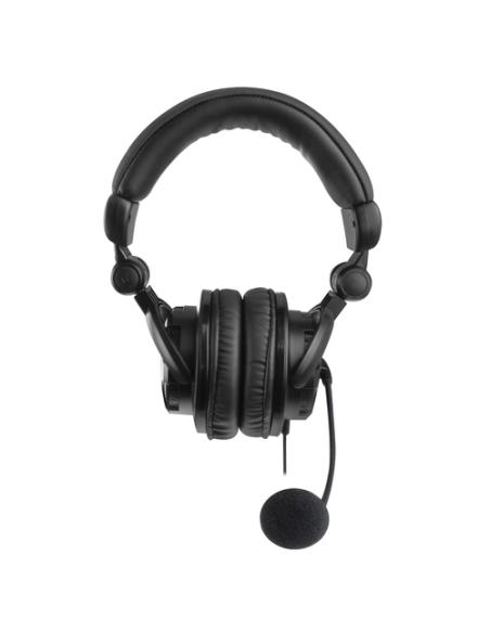 Ewent EW3564 auricular y casco Auriculares Alámbrico Diadema Llamadas/Música Negro