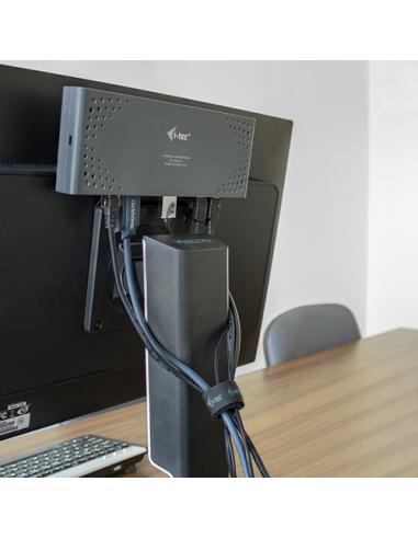 i-tec VESADOCK1 kit de montaje Negro Metal