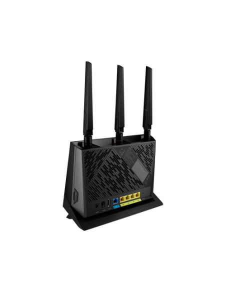 ASUS 4G-AC86U router inalámbrico Gigabit Ethernet Doble banda (2,4 GHz / 5 GHz) Negro