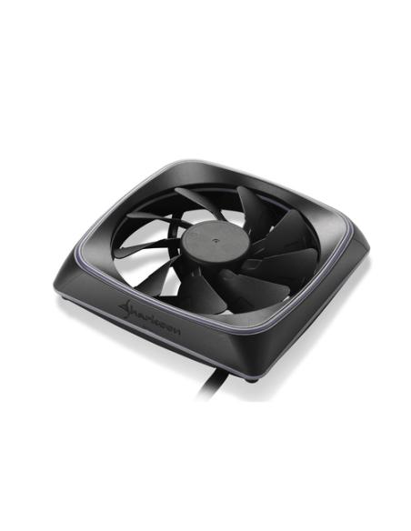 Sharkoon RGB SHARK Lights Carcasa del ordenador Ventilador 12 cm Negro