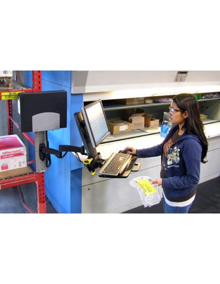 Ergotron 200 Series Combo Arm 61 cm (24") Pared Blanco