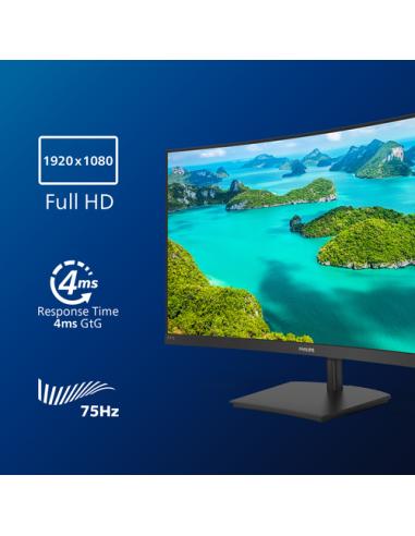 Philips E Line 241E1SC/00 pantalla para PC 59,9 cm (23.6") 1920 x 1080 Pixeles Full HD LED Negro
