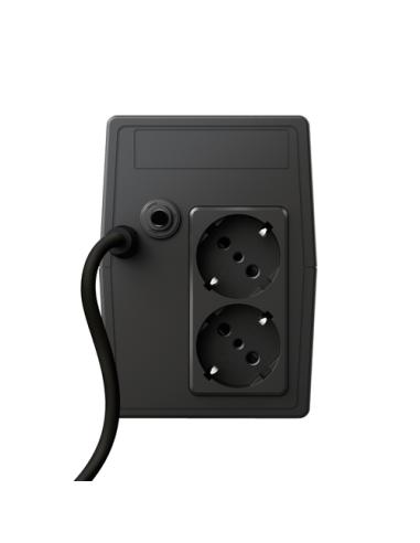 Trust Paxxon sistema de alimentación ininterrumpida (UPS) 0,8 kVA 480 W 2 salidas AC