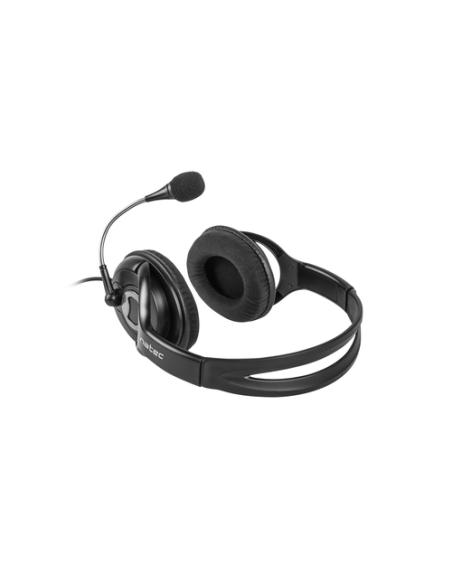 NATEC Bear 2 Auriculares Alámbrico Diadema Negro
