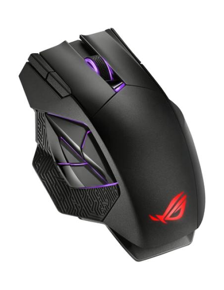 ASUS ROG Spatha X ratón Juego mano derecha RF Wireless + USB Type-C Óptico 19000 DPI