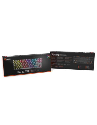 Krom Kasic TKL teclado Juego USB Negro