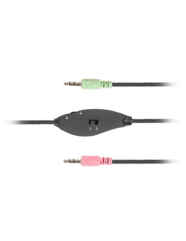 NATEC Rhea Auriculares Alámbrico Diadema Juego Negro