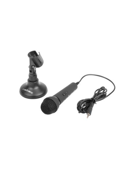 NATEC ADDER Negro Micrófono para conferencias