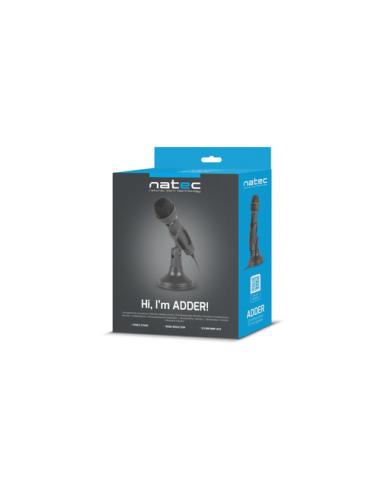NATEC ADDER Negro Micrófono para conferencias