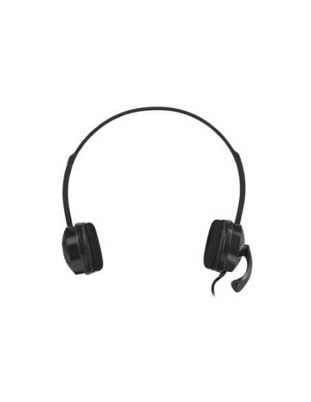 NATEC Canary Go Auriculares Alámbrico Diadema Oficina/Centro de llamadas Negro