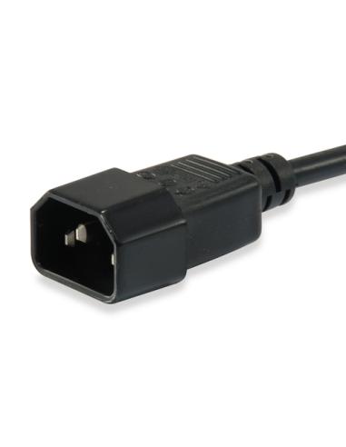 Equip 112101 Negro 3 m C13 acoplador C14 acoplador