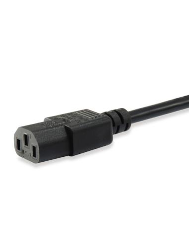 Equip 112121 Negro 3 m Enchufe tipo F C13 acoplador