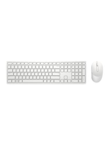 DELL Teclado y ratón Pro - KM5221W - español (QWERTY) - blanco