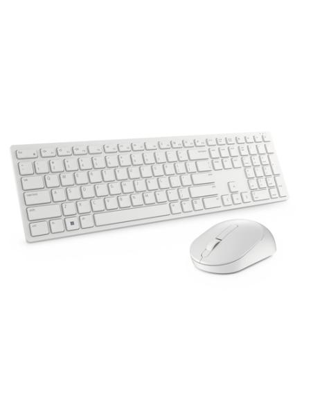 DELL Teclado y ratón Pro - KM5221W - español (QWERTY) - blanco