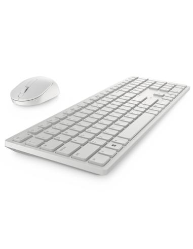 DELL Teclado y ratón Pro - KM5221W - español (QWERTY) - blanco