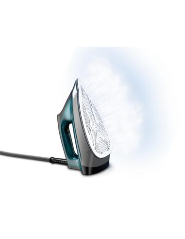 Rowenta DG7623 2200 W 1,1 L Suela Microsteam 400 HD Láser Negro, Azul