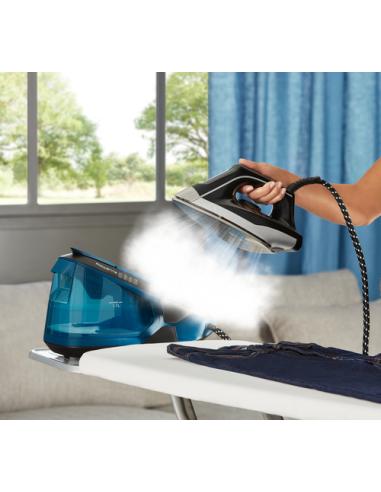 Rowenta VR8322 2600 W 1,7 L Suela Microsteam 400 Láser Negro, Azul
