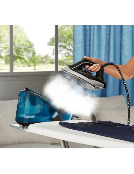 Rowenta VR8322 2600 W 1,7 L Suela Microsteam 400 Láser Negro, Azul