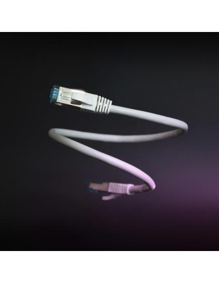 Nanocable Cable de Red Latiguillo Cat.7 600MHZ LSZH SFTP PIMF AWG26, Gris, 25 cm