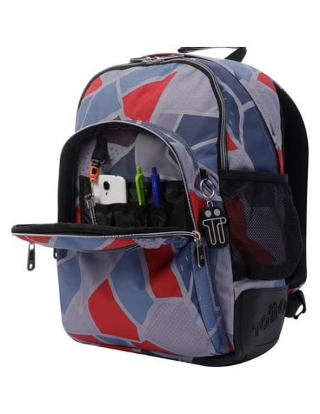 Totto Crayoles mochila Mochila escolar Gris, Rojo Poliéster