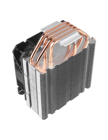 Antec A400i Conjunto de chips Refrigerador de aire 12 cm Negro, Cobre, Plata 1 pieza(s)