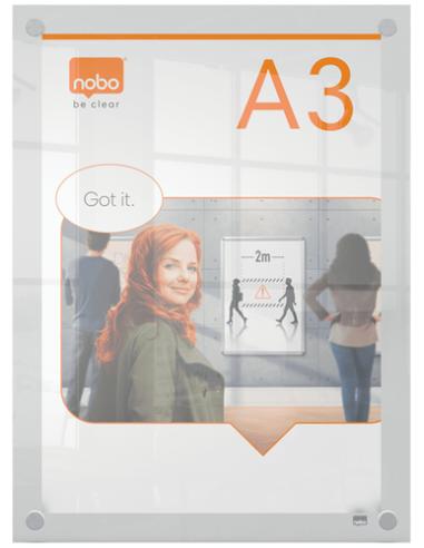 Nobo Premium Plus A3 pizarrón blanco 420 x 297 mm Acrílico