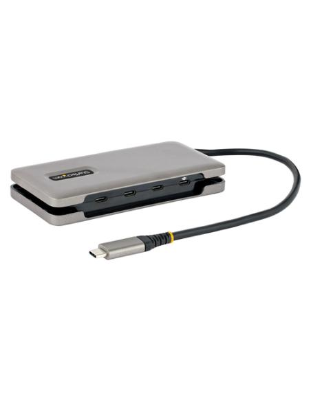 StarTech.com Hub USB C de 4 Puertos, 4 Puertos USB Tipo C, USB 3.1 de 10Gbps - Concentrador Ladrón USB Tipo C con Entrega de Ali