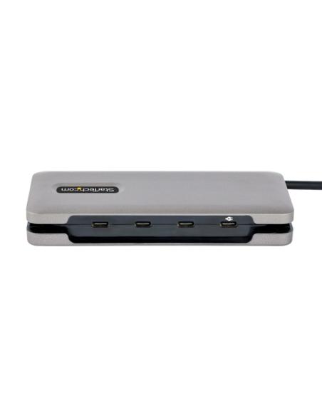 StarTech.com Hub USB C de 4 Puertos, 4 Puertos USB Tipo C, USB 3.1 de 10Gbps - Concentrador Ladrón USB Tipo C con Entrega de Ali