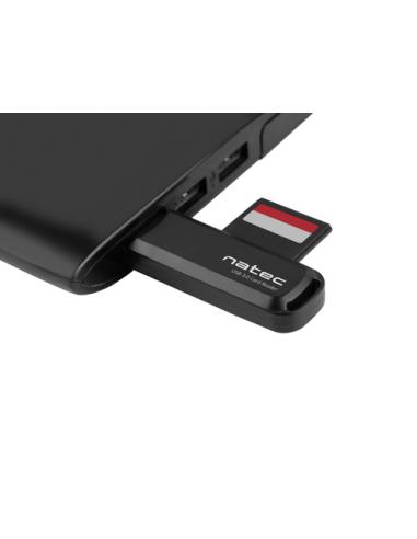 NATEC Scarab 2 lector de tarjeta USB 3.2 Gen 1 (3.1 Gen 1) Type-A Negro