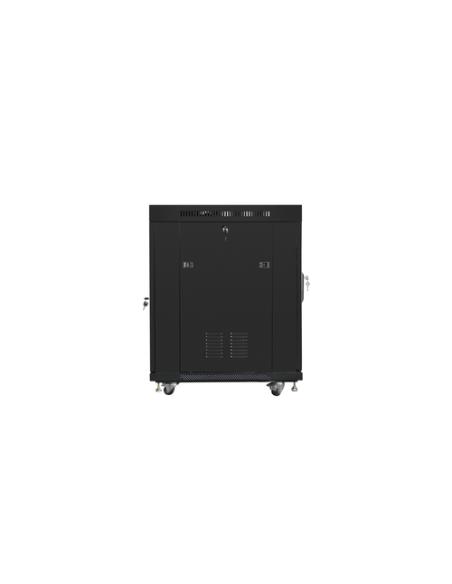 Lanberg FF01-8015-12BL armario rack 15U Rack o bastidor independiente Negro