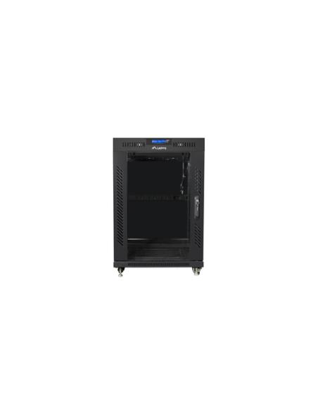 Lanberg FF01-8015-12BL armario rack 15U Rack o bastidor independiente Negro