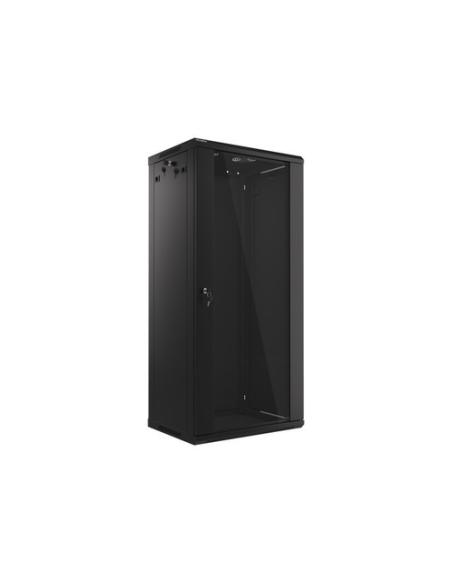 Lanberg WF01-6427-10B armario rack 27U Bastidor de pared Negro