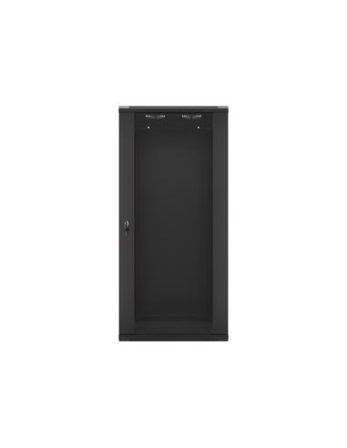 Lanberg WF01-6427-10B armario rack 27U Bastidor de pared Negro