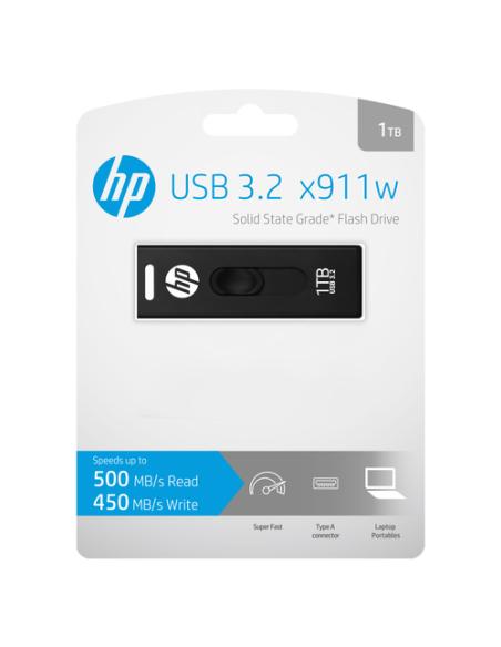 PNY x911w unidad flash USB 1 TB USB tipo A 3.2 Gen 1 (3.1 Gen 1) Negro