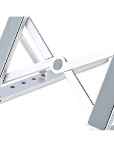 StarTech.com Soporte Elevador Plegable para Ordenador Portátil - Riser Ajustable Portátil Ergonómico para Ordenador Laptop - Est