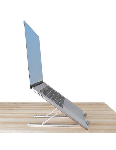 StarTech.com Soporte Elevador Plegable para Ordenador Portátil - Riser Ajustable Portátil Ergonómico para Ordenador Laptop - Est
