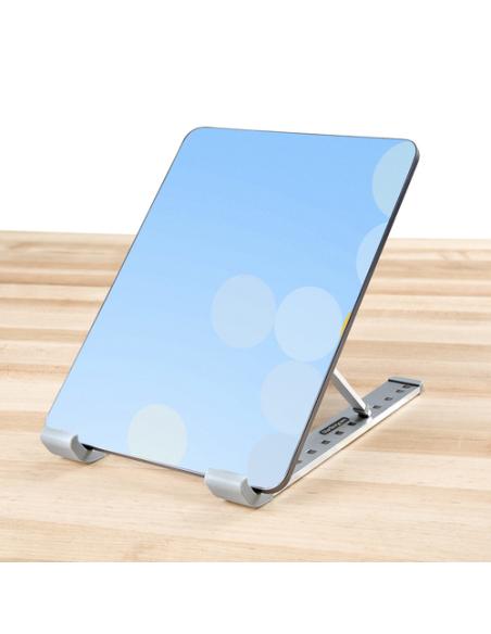 StarTech.com Soporte Elevador Plegable para Ordenador Portátil - Riser Ajustable Portátil Ergonómico para Ordenador Laptop - Est