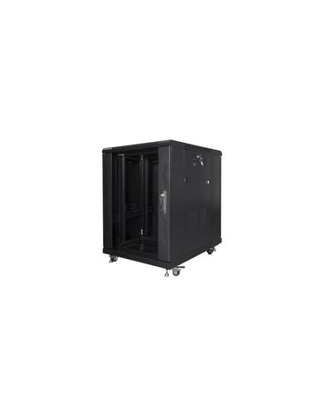Lanberg FF01-6815-12B armario rack 15U Rack o bastidor independiente Negro
