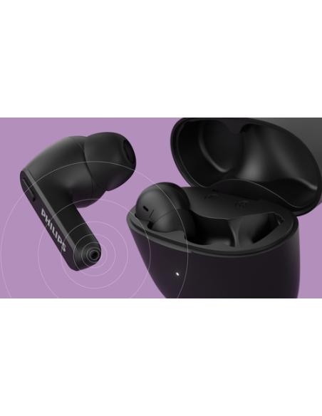 Philips 2000 series TAT2206BK/00 auricular y casco Auriculares True Wireless Stereo (TWS) Dentro de oído Llamadas/Música Bluetoo
