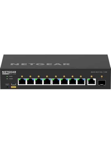 NETGEAR GSM4210PD-100EUS switch Gestionado L2/L3 Gigabit Ethernet (10/100/1000) Energía sobre Ethernet (PoE) Negro