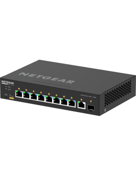 NETGEAR GSM4210PD-100EUS switch Gestionado L2/L3 Gigabit Ethernet (10/100/1000) Energía sobre Ethernet (PoE) Negro