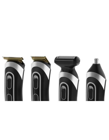 Rowenta TRIM & STYLE TN9140 Negro, Plata