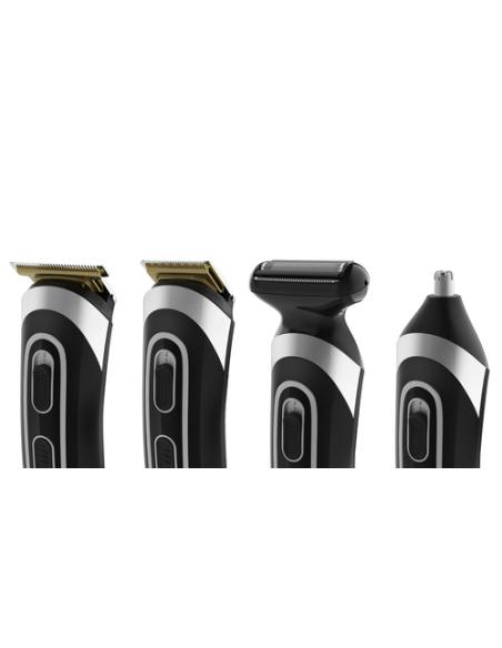 Rowenta TRIM & STYLE TN9140 Negro, Plata